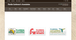 Desktop Screenshot of floridacattlemen.org